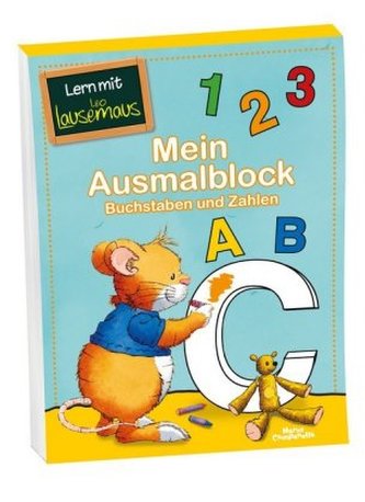 Mein Ausmalblock - Buchstaben und Zahlen