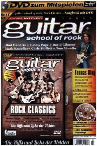Guitar school of rock: Rock Classics, m. 1 DVD