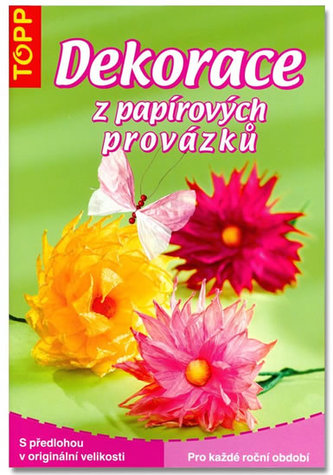 Dekorace z papírových provázků