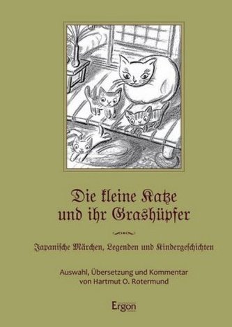 Die kleine Katze und ihr Grashüpfer