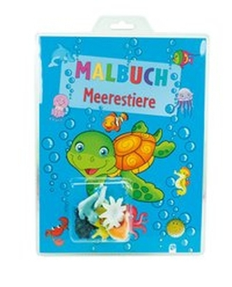 Malbuch: Meerestiere