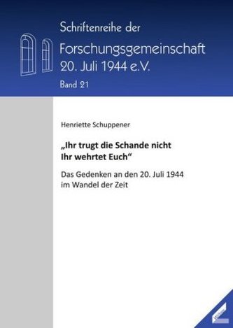 'Ihr trugt die Schande nicht, Ihr wehrtet Euch'