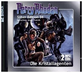 Perry Rhodan Silber Edition - Die Kristallagenten (remastered), 2 MP3-CDs