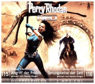 Perry Rhodan NEO - Angriff der Posbis - Sprungsteine der Zeit, 2 MP3-CDs