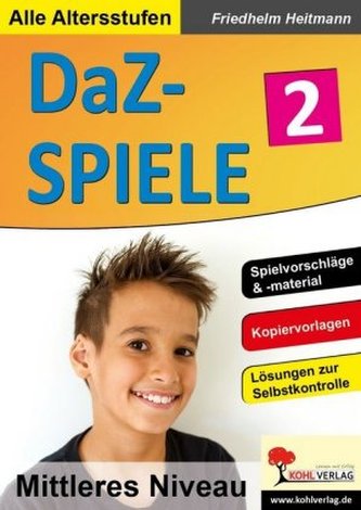DaZ-Spiele in drei Niveaustufen. Bd.2