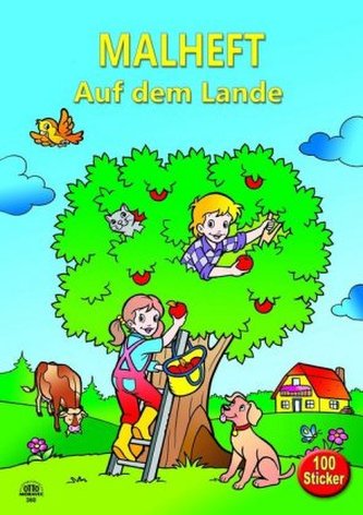 Stickermalbuch 'Auf dem Lande' incl. 100 Sticker