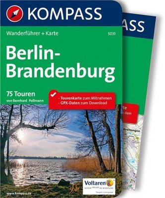 Kompass Wanderführer Berlin - Brandenburg, m. 1 Karte