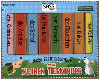Meine erste Bibliothek - Meine kleinen Tierkinder, 8 Bde.