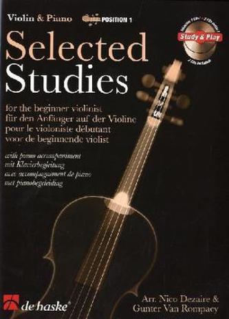 Selected Studies, für Violine u. Klavier, m. Audio-CD