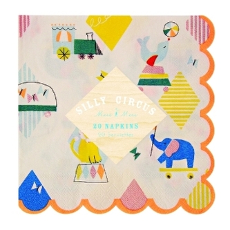 Silly Circus Lg Servietten S/20