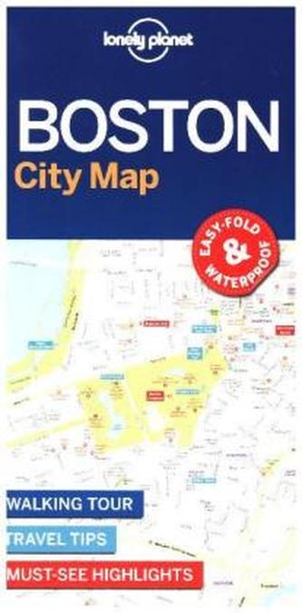 Lonely Planet Boston City Map 1.