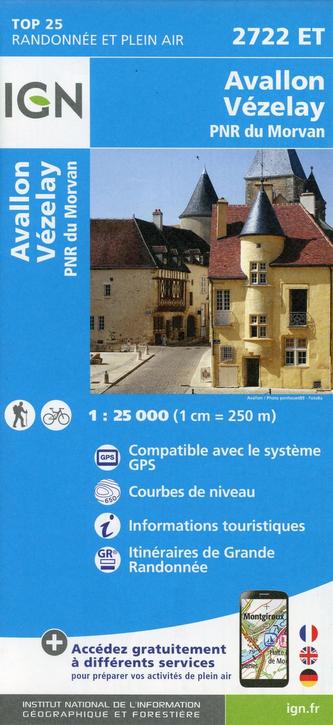 2722 ET Avallon-Vézelay - PNR du Morvan