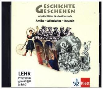 Geschichte und Geschehen - Sekundarstufe II, Antike - Mittelalter - Neuzeit, Arbeitsblätter auf CD-ROM
