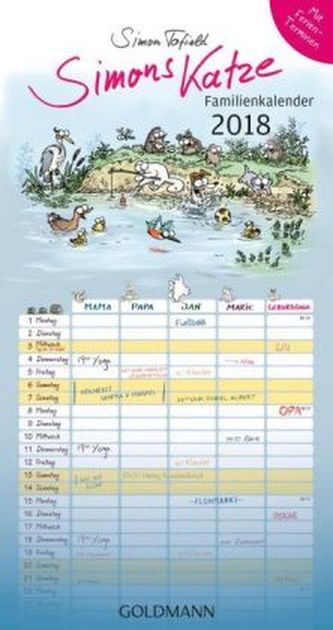 Simons Katze Familienkalender 2018