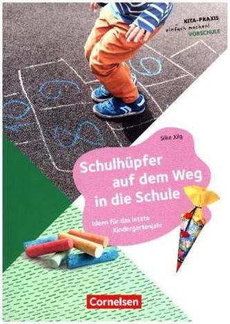 Schulhüpfer auf dem Weg in die Schule