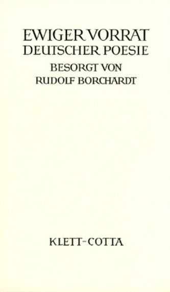 Ewiger Vorrat deutscher Poesie