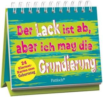 Der Lack ist ab, aber ich mag die Grundierung