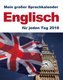 Mein großer Sprachkalender Englisch 2018