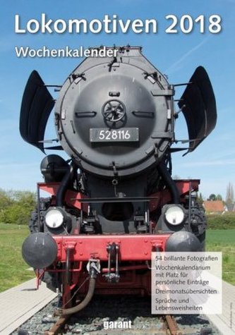 Lokomotiven, Wochenkalender 2018