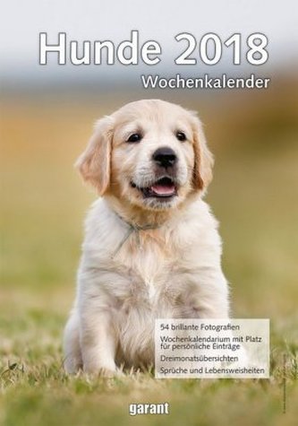 Hunde, Wochenkalender 2018