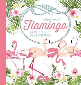 Ausmalbuch Flamingo