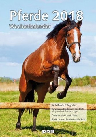 Pferde, Wochenkalender 2018
