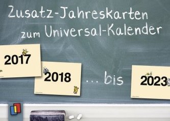 Zusatz-Jahreskarten zum Universalkalender, ab 2017