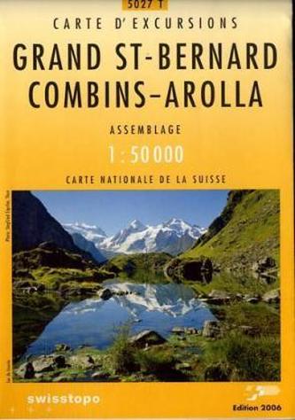Landeskarte der Schweiz Grand St. Bernard, Combins, Arolla