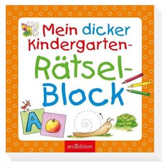 Mein dicker Kindergarten-Rätsel-Block
