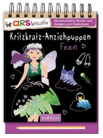 Kritzkratz-Anziehpuppen Feen