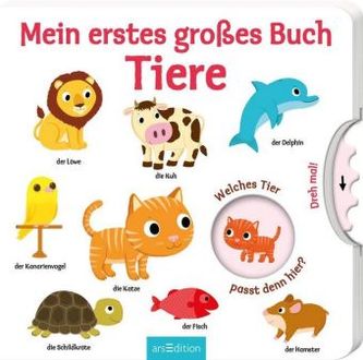 Mein erstes großes Buch - Tiere, m. Drehscheibe