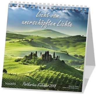 Licht vom unerschöpften Lichte, Postkartenkalender 2018