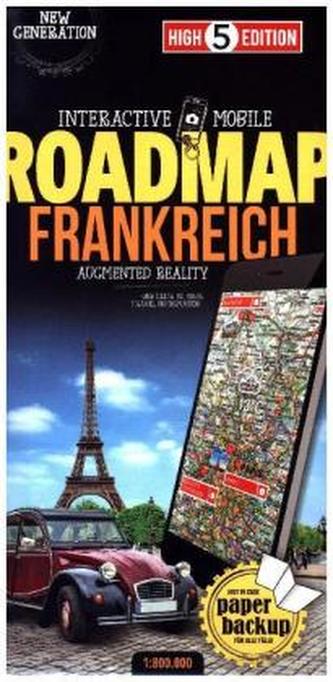 High 5 Edition Interactive Mobile Roadmap Frankreich. France