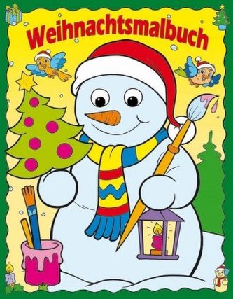 Weihnachtsmalbuch Kulleraugen Schneemann