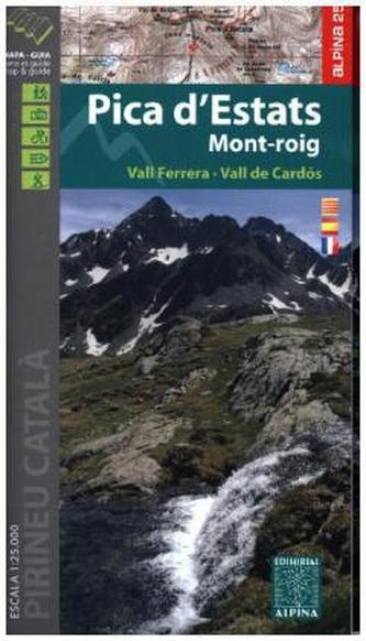 Wanderkarte Pica d'Estats