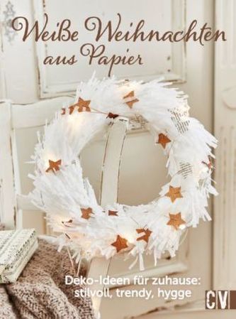 Weiße Weihnachten aus Papier