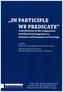 In Participle we predicate