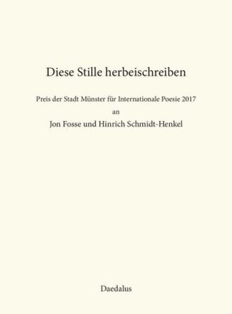 Diese Stille herbeischreiben