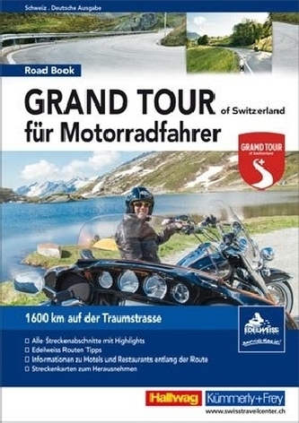 Grand Tour of Switzerland Road Book für Motorradfahrer