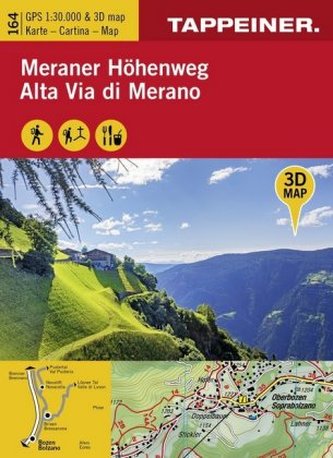 3D-Wanderkarte Meraner Höhenweg