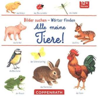 Bilder suchen - Wörter finden, Alle meine Tiere!