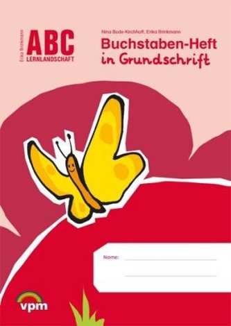 1. Schuljahr, Buchstaben-Heft in Grundschrift
