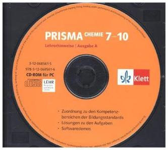 Prisma Chemie, Ausgabe A, 7.-10. Schuljahr, Lehrerhinweise, CD-ROM