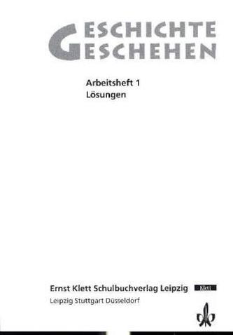 6. Schuljahr, Lösungen zum Arbeitsheft