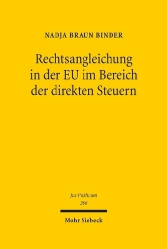Rechtsangleichung in der EU im Bereich der direkten Steuern