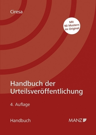 Handbuch der Urteilsveröffentlichung (f. Österreich)