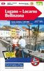 Kümmerly & Frey Karte Lugano - Locarno - Bellinzona mit Ortsindex