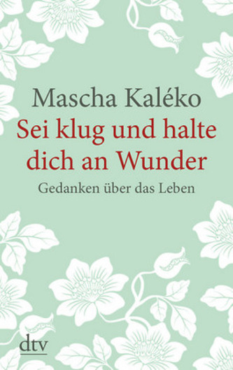Sei klug und halte dich an Wunder, Großdruckausgabe