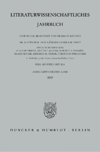 Literaturwissenschaftliches Jahrbuch. Bd.58 (2017)