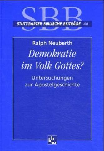 Demokratie im Volk Gottes?